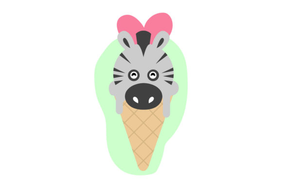 Cute Animal Ice Cream Character Zebra Review for Real Projects