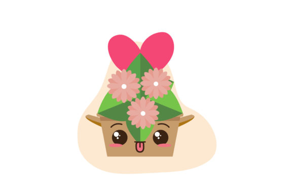 Flower Pot Character Melet Illustration Review for Real Projects