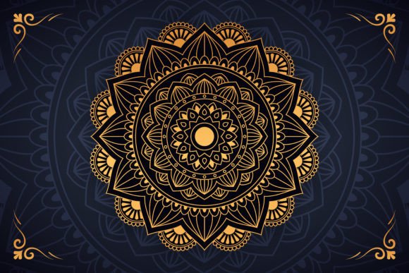 Mandala Design in Gold Color Review for Real Embroidery Projects