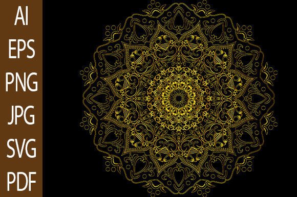 Mandala Vector Design V 70 for Real Embroidery Projects