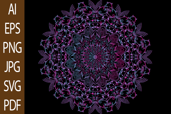 Mandala Vector Design V 75: A Versatile Embroidery Asset for Real Projects