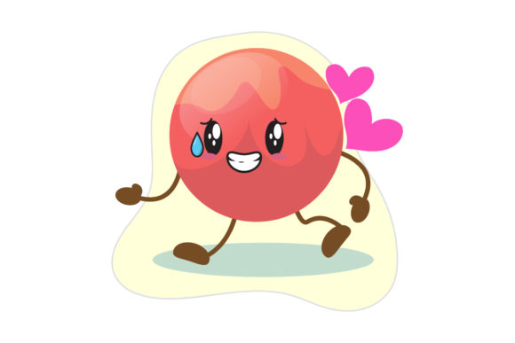 Running Ball Character Illustration Review for Embroidery Projects