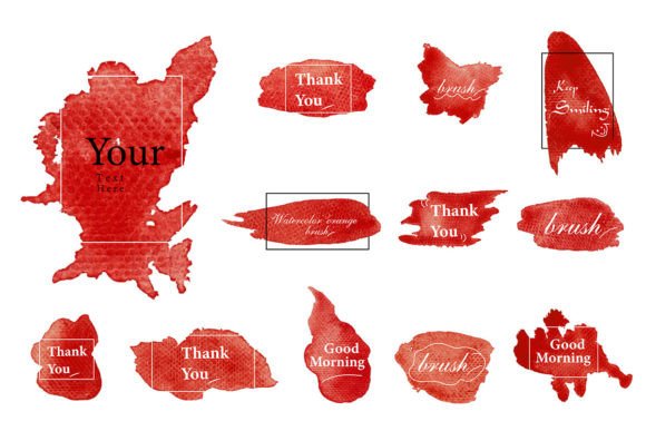Set of Banners Stroke: A Fresh Touch for Embroidery Projects