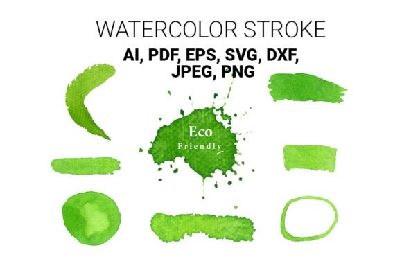 Watercolor Brush Stroke: A Design for Soft and Modern Embroidery Projects