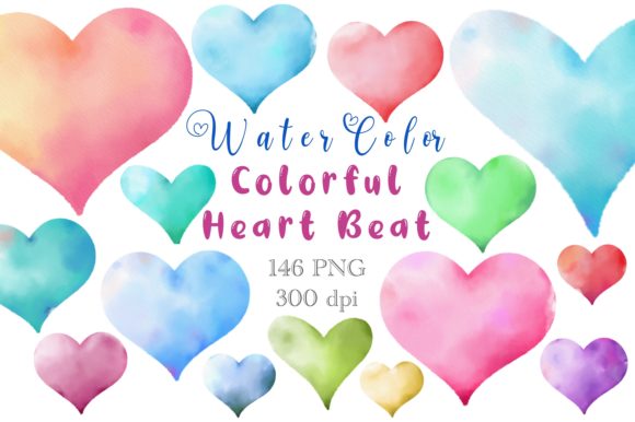 Watercolor Colorful Heart Beat: A Designer’s Perspective