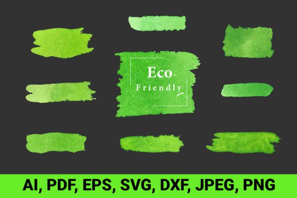 Watercolor Grunge Frame Backgrounds for Embroidery Projects